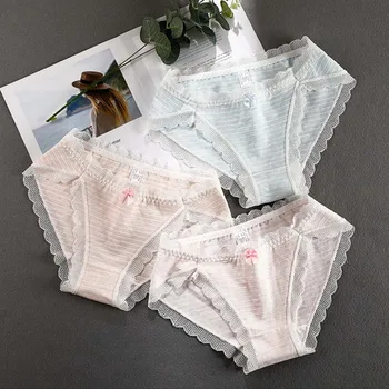

Women's briefs breathable cotton Japanese sexy simple soft cotton underwear summer antibacterial low waist shorts