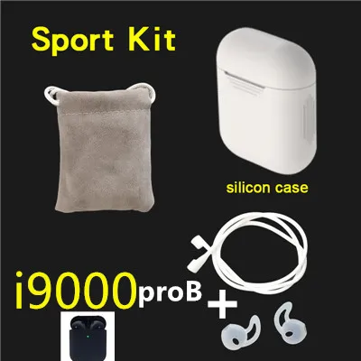 I9000 Pro tws 1:1 In-Ear detection 1536u смарт-сенсор всплывающие Bluetooth наушники pk i80 i200 i500 i1000 i9000 tws i10000 tws - Цвет: i9000ProB kit white