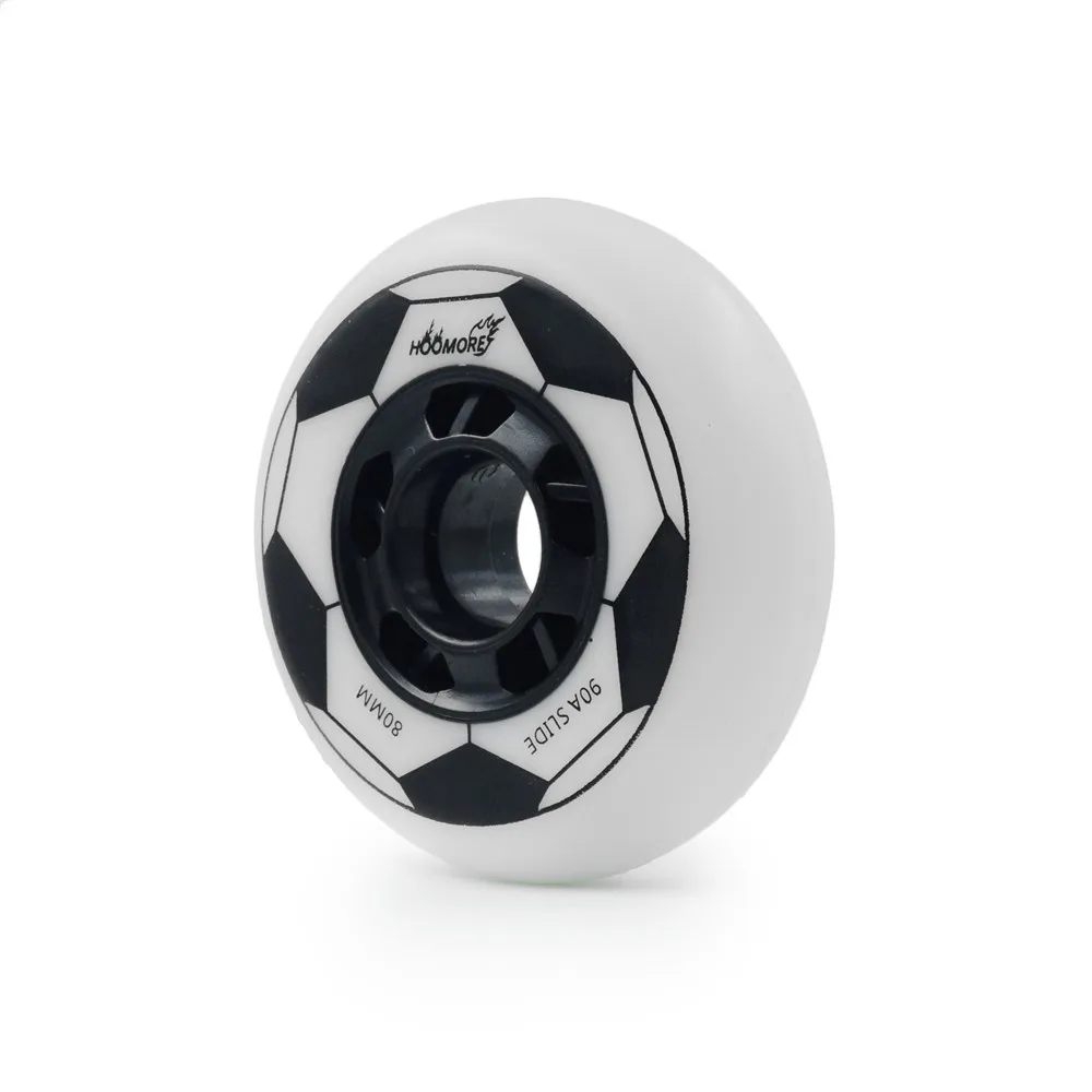 【Fast Shipping in 3 days】[72mm 76mm 80mm][90A] football style slide inline skates wheel roller rodas for powerslide 4 pieces/set