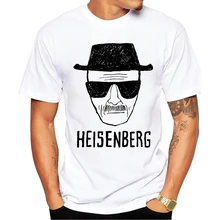 Heisenberg Breaking Bad T-shirt O-neck z krótkim rękawem lato Casual Fashion Unisex mężczyźni i koszulka damska 100 bawełna białe koszulki tanie i dobre opinie Daily SHORT CN (pochodzenie) COTTON summer Na co dzień Z okrągłym kołnierzykiem tops Z KRÓTKIM RĘKAWEM regular Sukno