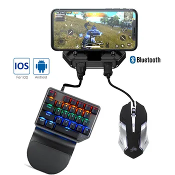 

Mobile Bluetooth 5.0 Android PUBG Controller Mobile Controller Gaming Keyboard Mouse Converter For IOS iPad to PC