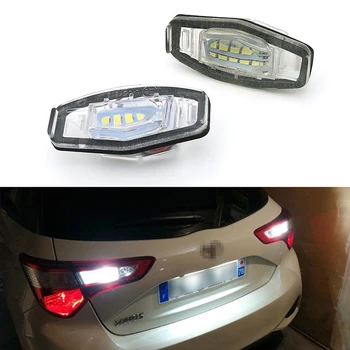 

2Pcs Car LED Number License Plate Light For Honda Accord Sedan 2003-up Error Free White 6000k 12V