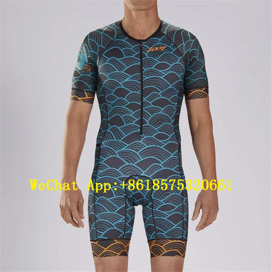 Men's ZOOT High Quality New More Style Pro Cycling Skinsuit Triathlon Sportwear Road Cycling Clothing Ropa De Ciclismo - Цвет: 2