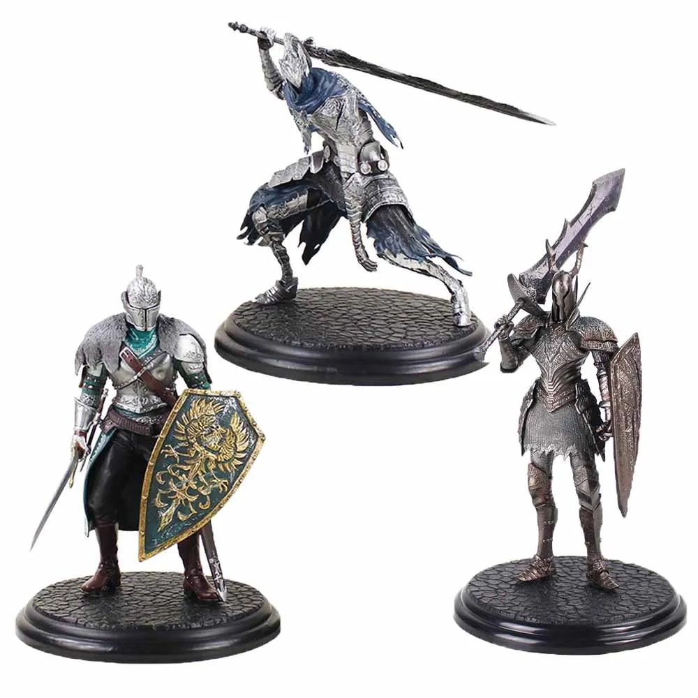 21cm Dark Souls 2 Warrior Black Knight Big Sword Shield Top Games PVC Ation Figure Collectible Model Toy|Action & Toy Figures| - AliExpress