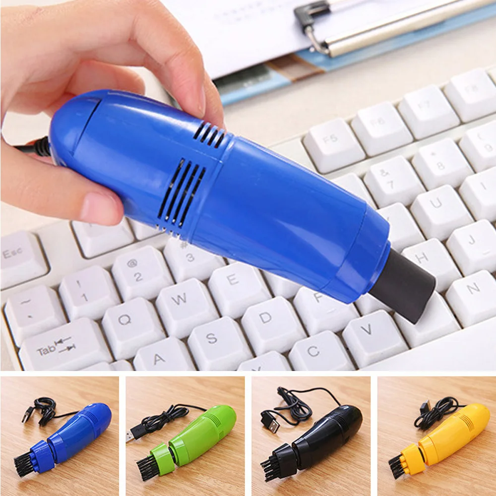 Computer Mini Vacuum USB Keyboard Cleaner PC Laptop Brush Dust Cleaning Tool It is also suitable for heavy dirt and dust