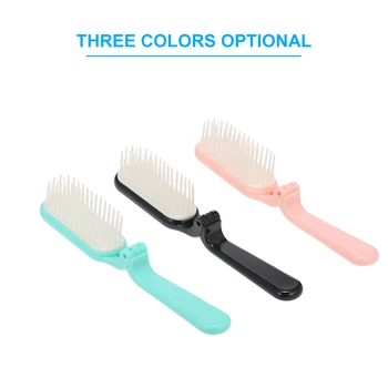 

1PC New Portable Folding Comb Collapsible Pocket Hair Brushes Scalp Massage Plastic Hairbrush Professional Travel Hair Combs