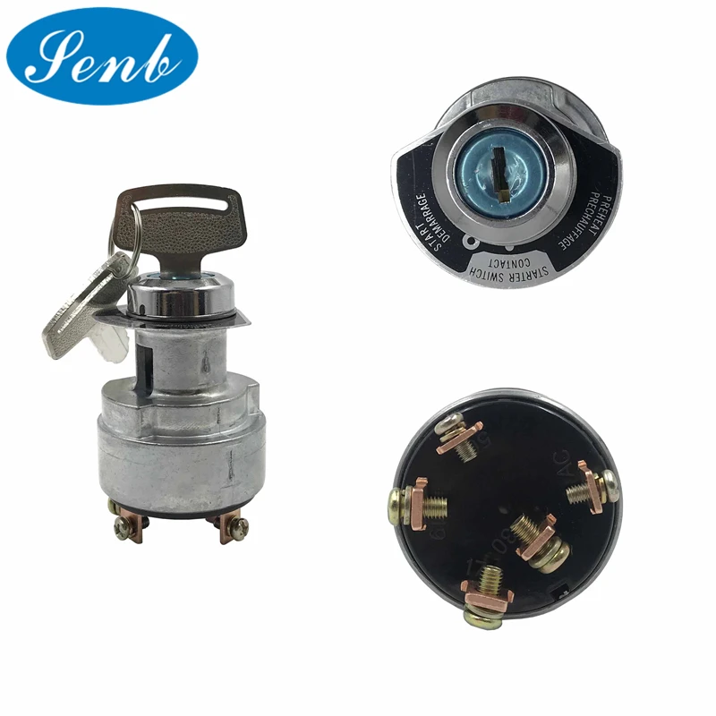 66706-55120 Ignition Switch with 2key For Kubota Engine D600 D850 D950 D905 D1005 D1105 V1305 V1505