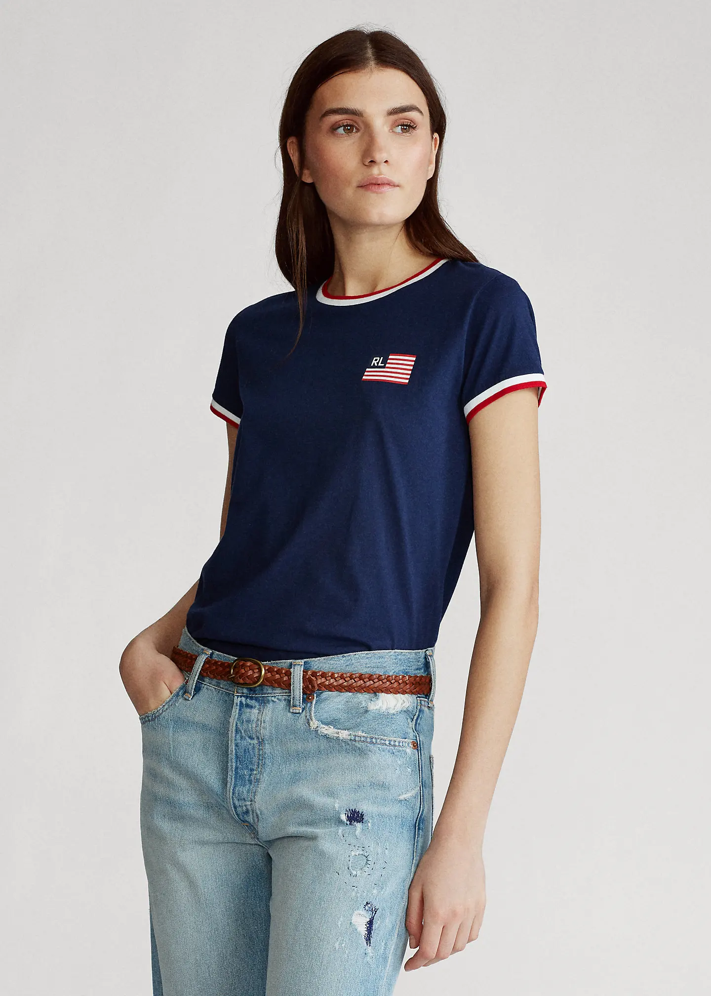 Высококачественные летние женские туфли Новинка Женские Короткие рукава поло