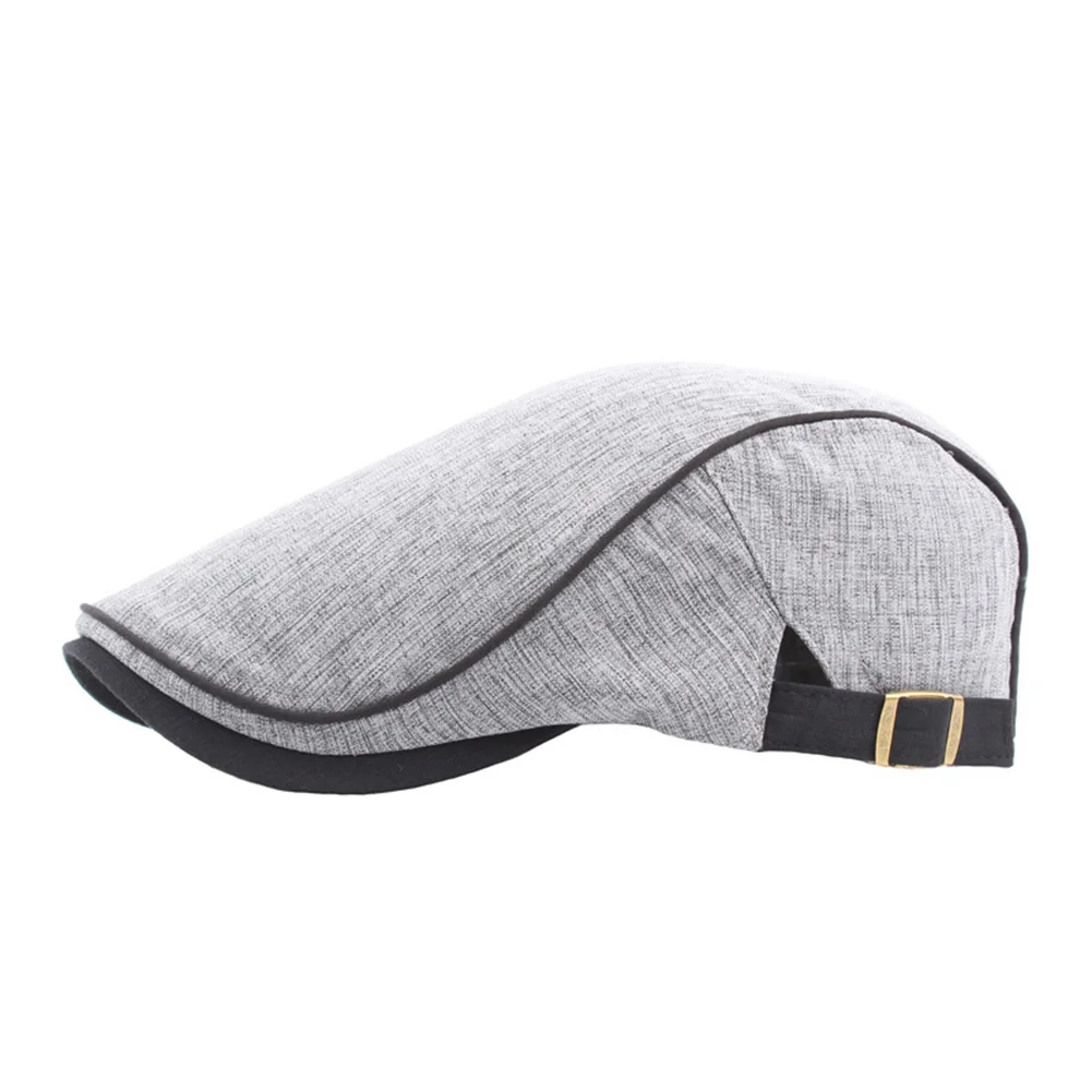 Модная Мужская и Женская бейсбольная кепка Duckbill для спорта на открытом воздухе, Регулируемая Кепка для вождения от солнца, плоская кепка Newsboy, унисекс, береты, шапка
