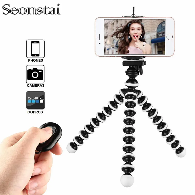 

Octopus Flexible Tripod Stand Gorillapod for Phone Telefon Mobile Phone Smartphone Dslr Camera Table Desk Mini Tripod With Clip