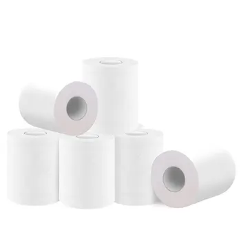 

Toilet Paper, 4 Ply Wood Pulp Super Soft White Thicken Hand Paper Towels, Toilet Paper Rolls Bath Tissues for Home Kitchen