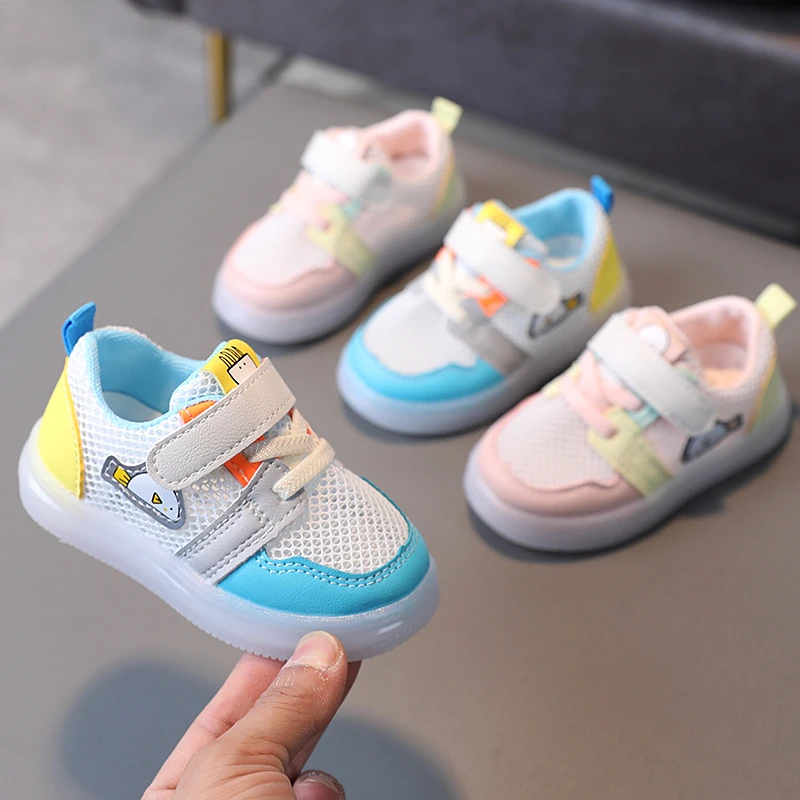 Zapatillas de deporte para bebés de 0 a 3 años, zapatos deportivos de malla niños y niñas, zapatillas informales, zapatos de moda para bebés|Zapatillas deportivas| - AliExpress