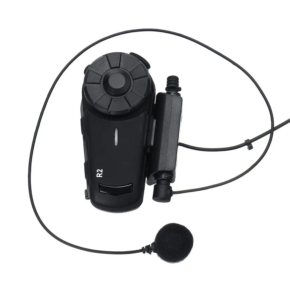 R2 Pro мотоциклетный шлем домофон мотоцикл Беспроводная bluetooth-рация гарнитура Водонепроницаемый BT переговорные+ FM для 8 гонщиков