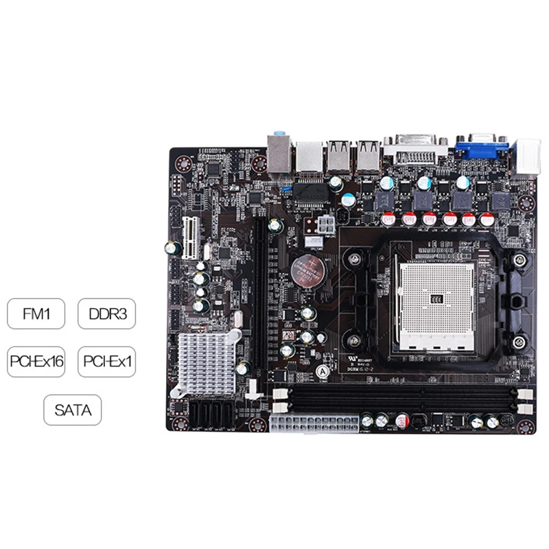 Ga A55 S3P Motherboard New Ddr3 Dimm Desktop Mainboard Boards A55 A75 S3P Cpu Socket Fm1 4