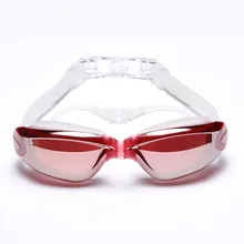 Цельный наушник с гальваническим покрытием, стиль, плавательные очки, очки для плавания, анти-туман, УФ-защита, очки для взрослых