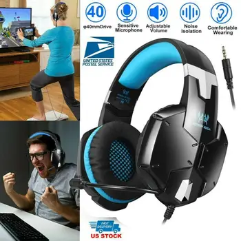

Hot Sale G1200 Game Headset Headphone With HD Microphone Stereo Noise Cancelling Headphones 3.5mm Wired Headset For PC PS4 XBOX