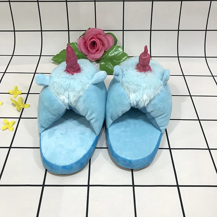 Kigurumi единорог Тапочки мультфильм тигр животных коготь комбинезоны пижамы обувь для детей и взрослых Kawaii Повседневный стиль косплей реквизит праздничная одежда