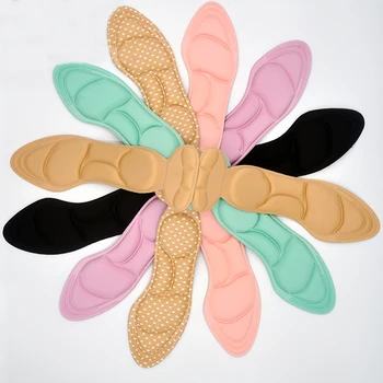 

Women Thickening Massage 1 Pair Insole Pad Inserts Heel Post Back Breathable Anti-slip for High Heel Shoe New