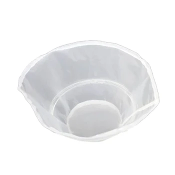 

160 Mesh Reusable Fine Mesh Wine Strainer Juice Soy Milk Nut Milk Tea Nylon Filter Bag Bowl Shape Food Coffee Filter