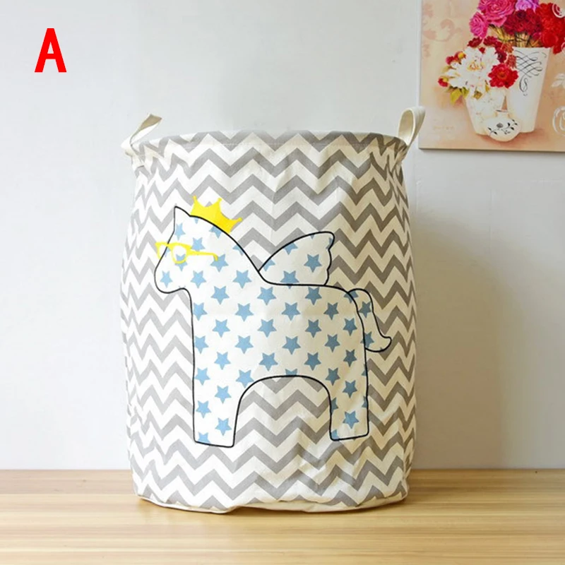 

Home Life Helper Dirty Barrel Folding Toy Clothes Basket Storage Box Laundry Hot