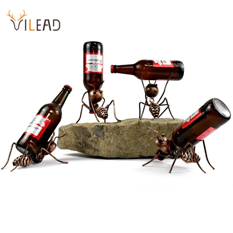 Забавная Винная стойка VILEAD 4 вида креативный держатель для вина украшение стола