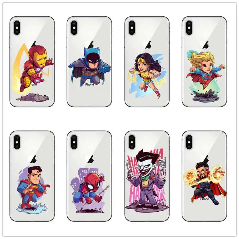 Marvel Star Wars Laufman бисер для украшения iPhone 5 5S SE 6 6S 7 8 Plus X XR XS Чехлы мультипликационный