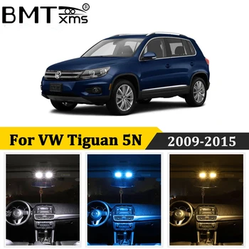 

BMTxms 12Pcs Car LED Interior Map Dome Light Kit For Volkswagen Tiguan Map Lights VW-C-18 2009-2015 Auto Accessories