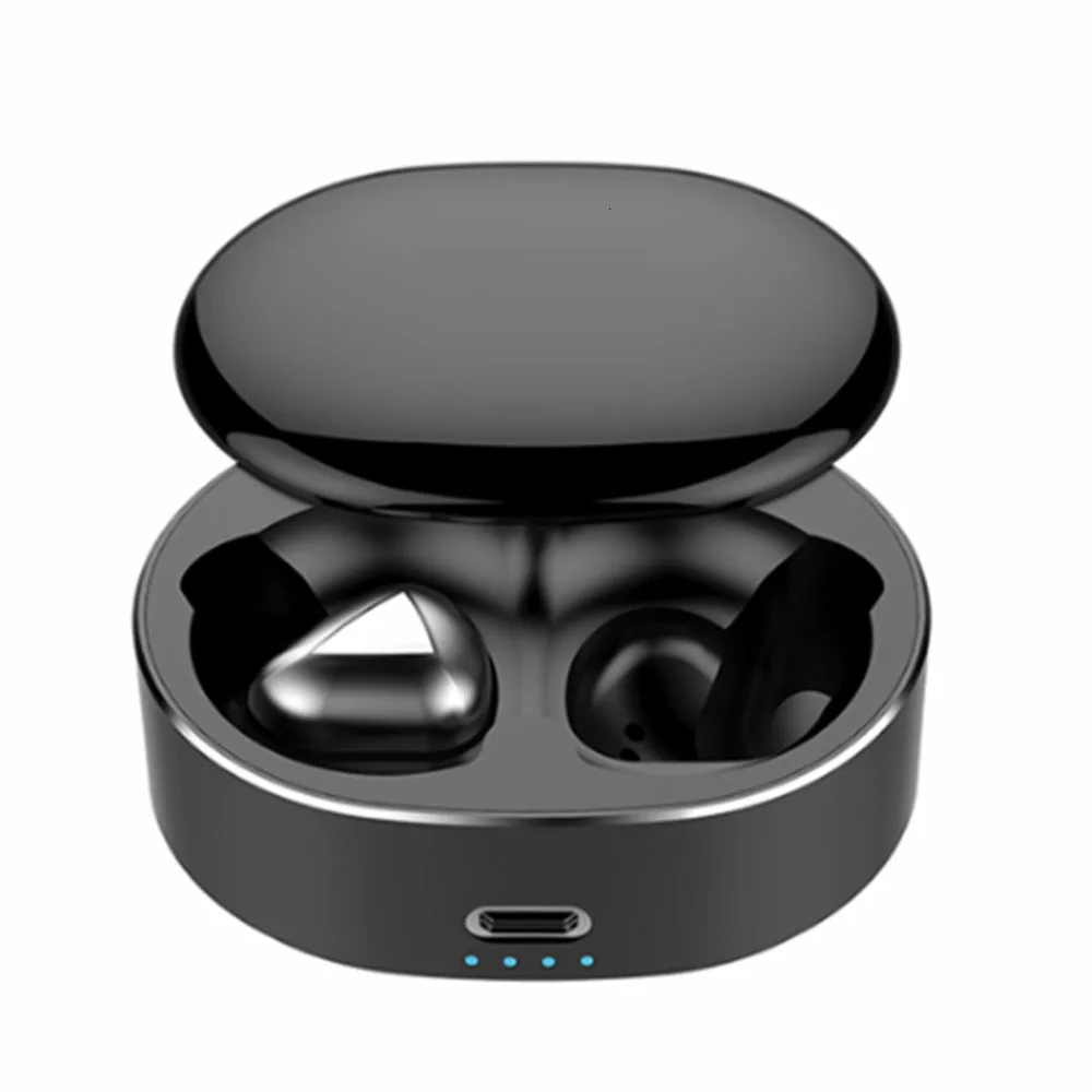 Bluetooth 5,0 наушники T50 TWS мини стерео Спортивные Беспроводные наушники с шумоподавлением Gameing Touch Contorl наушники - Цвет: T50 black earphone