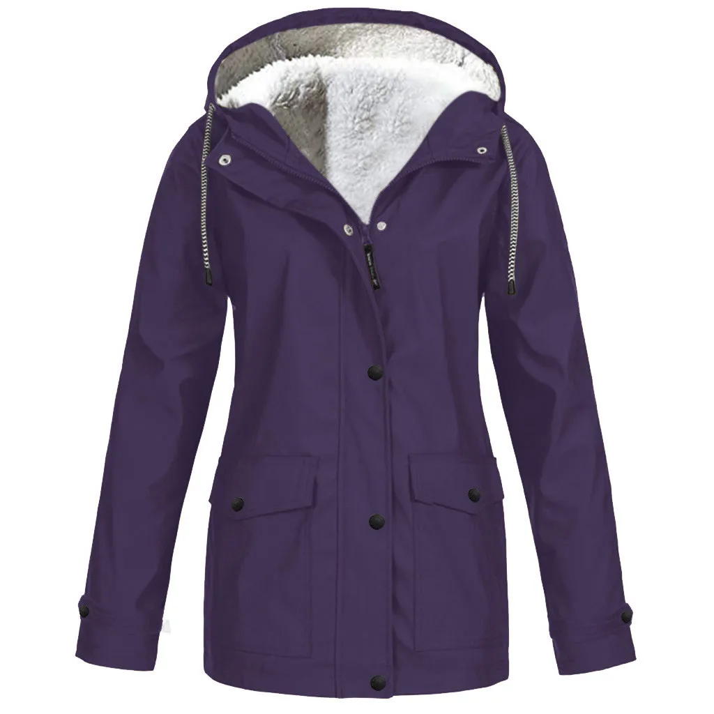 Зимнее теплое лыжное пальто размера плюс, женские плюшевые утолщенные ветрозащитные водонепроницаемые куртки с капюшоном, manteau hiver, новинка