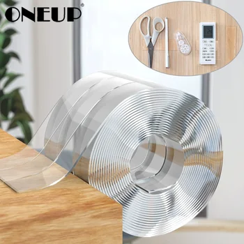 

ONEUP Multifunctional Double-Sided Adhesive Nano Tape Traceless Washable Removable Tapes Toothbrush Holder Bathroom Accessories