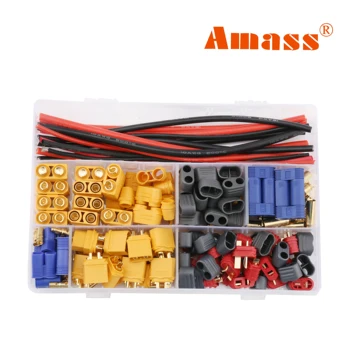 

Amass RC Connector XT60 XT90 XT30 3.5mm EC5 EC3 T plug For Racing Drone 3D printer DIY Spare Part