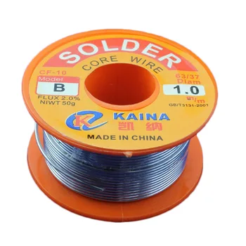 

Drop ship Excellent top quality 45FT Tin Lead Line Rosin Core Flux Solder Soldering Welding Iron Wire Reel Hot Selling