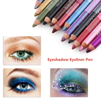 

Highlighter Glitter Eyeshadow Eyeliner Pen Durable Waterproof Sweatproof Single/Double Color Eyes Cosmetics Pencil Makeup Tools