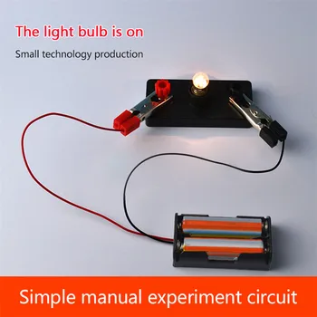

Kids Toys Electric Circuit Kit DIY Educational Toys School Science Light Bulbs Toy Educational DIY Electric Circuit Kit For Kids