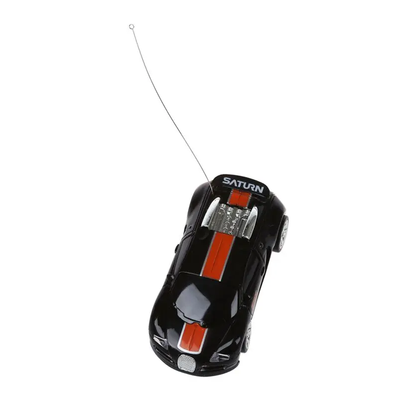 Mini RC Remote Controll Car Racing Car Toys in the beverage Can 1:58 (Black with orange strip) New Mini RC Remote Controll Car Racing Car Toys in the beverage Can 1:58 (Black with orange strip) New