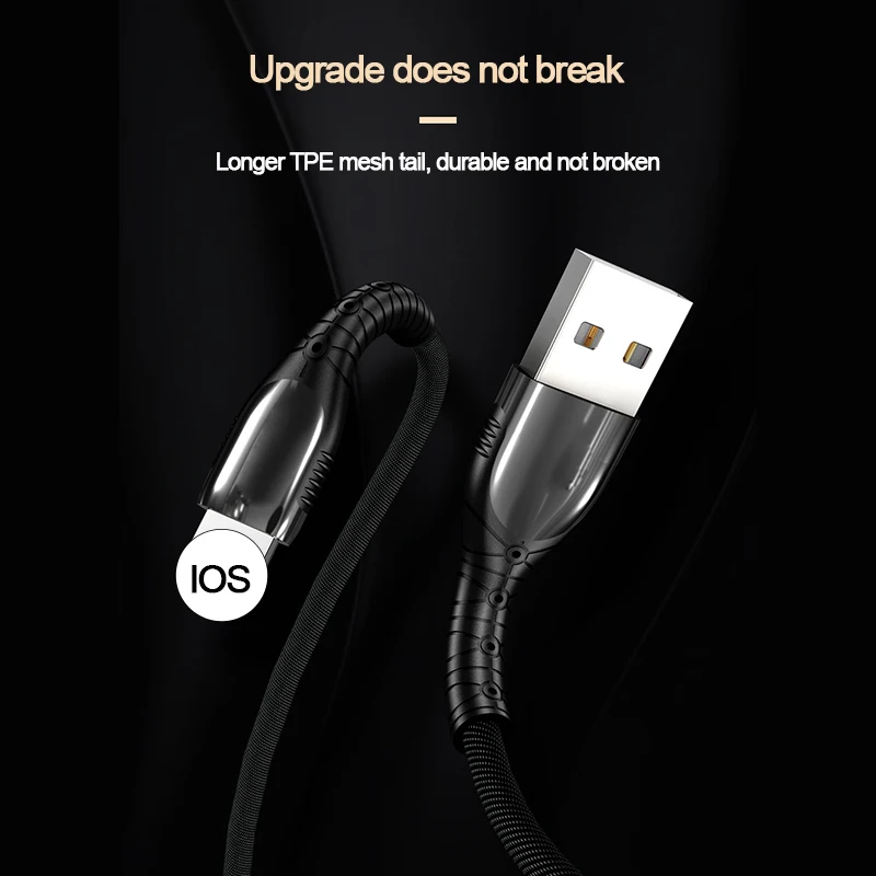 Usb-кабель для зарядки iPhone Xs Max Xr X 3A зарядное устройство для быстрой зарядки телефона для iPhone 8 7 6s Plus 5 5S iPad кабель для передачи данных