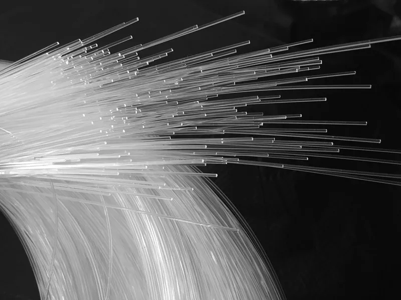 50pcs~500pcs 0.75mm(D) PMMA Plastic fiber optic cable 4M(L) f/LED light Driver Star Ceiling DIY Sky Starry Lighting-End glow