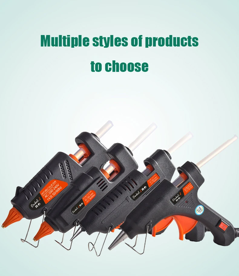 100W 150W  Hot Melt Glue Gun  for Home DIY Industrial Manufacture Use 11mm Glue Sticks Pure copper nozzle