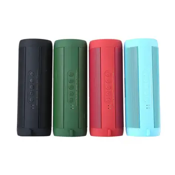 

T2 Bluetooth Speaker Waterproof Portable Outdoor Wireless Mini Column Box Speaker Support Tf Card Fm Stereo Hi-Fi Boxes(Black)