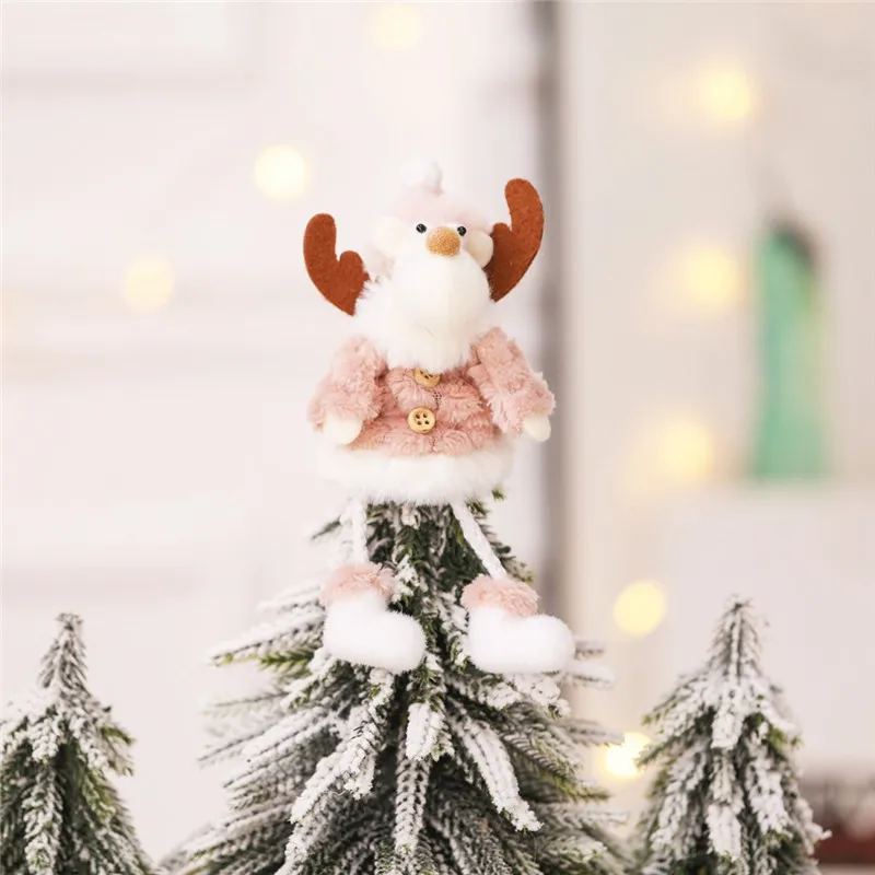 Рождественские украшения орнаменты Рождественская елка кулон прекрасный старый человек Снеговик Лось Ангел Кукла подвесной кулон новогодние подарки дети