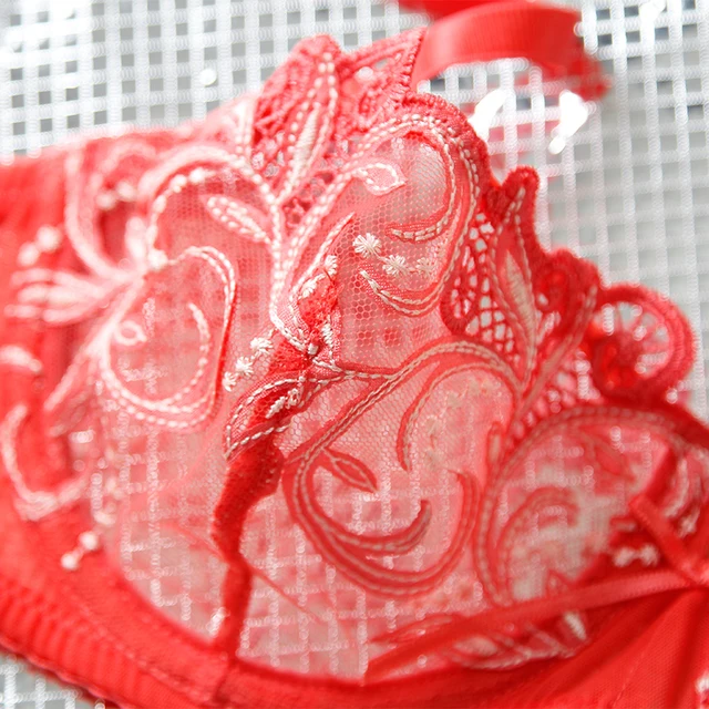 Lilymoda Women Sexy Hot Erotic Transparent Lingerie Ultrathin Bra Brief Set Lace Embroidery Seamless Panties Underwear Brassiere 6