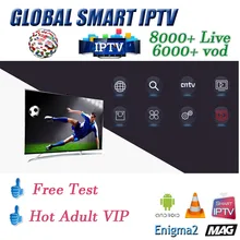 7000+ живое мировое IPTV подписка 3500 VOD для взрослых IP tv французская Испания Бразилия tv box M3U Android Ssmart IP tv box