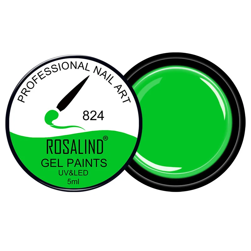 GN21-ROSALIND ROSALIND 5 мл Гель-лак для рисования 142 цветов набор гель-лаков для ногтей для маникюра Сделай Сам верхнее Базовое покрытие Hybird дизайн праймер для ногтей - Цвет: GN21-ROSALIND