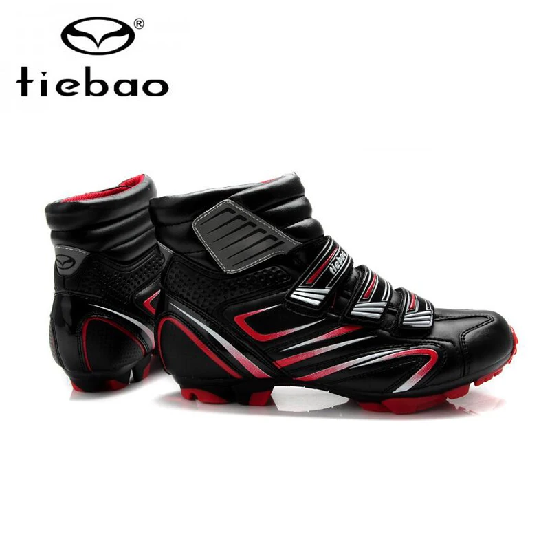 Tiebao Winter mountain bike shoes cycling sneakers men women self-locking warm snow cycling boots sapatilha ciclismo shoes