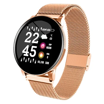 

W8 Sport Smart Watch Bracelet Round Bluetooths Waterproof Male Smartwatch Men Women Fitness Tracker Wrist Band for Android IOS