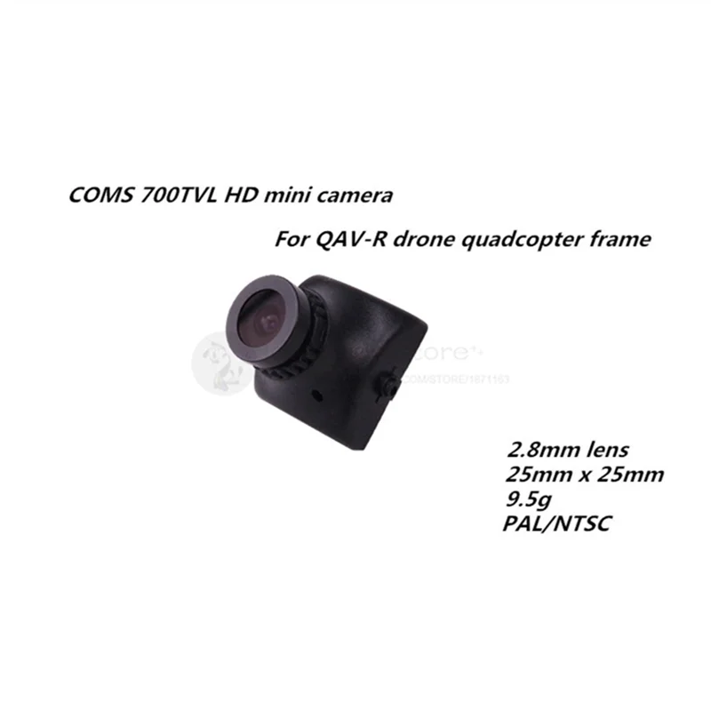 COMS 700TVL FPV mini camera 2.8mm Lens 25mm x for DIY drone cross racing quadcopter QAV-R frame | Игрушки и хобби