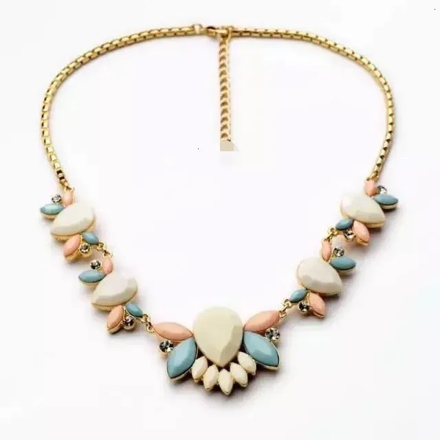 Collier Femme массивное ожерелье для женщин цветок колье ожерелье s& Кулоны ожерелье Макси Mujer Kolye ювелирные изделия Bijoux