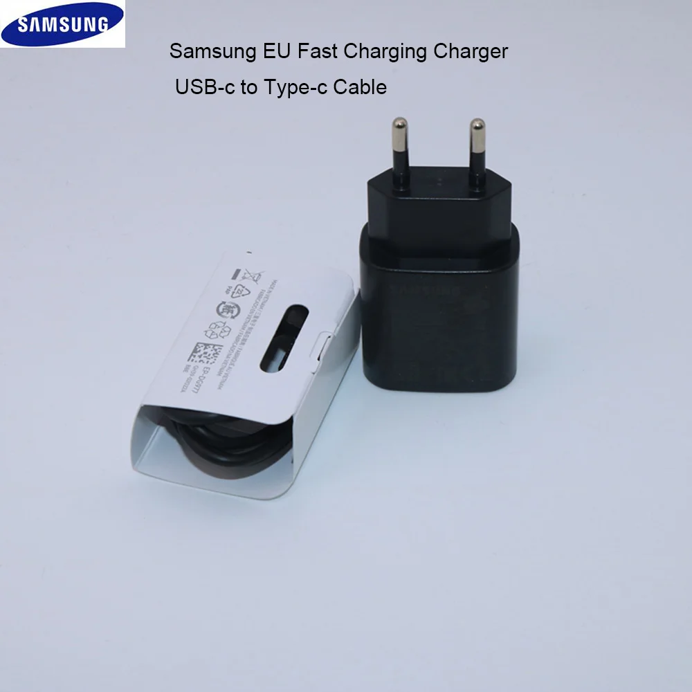 Оригинальный мобильный телефон Samsung Note 10 супер быстрое зарядное устройство 25 Вт