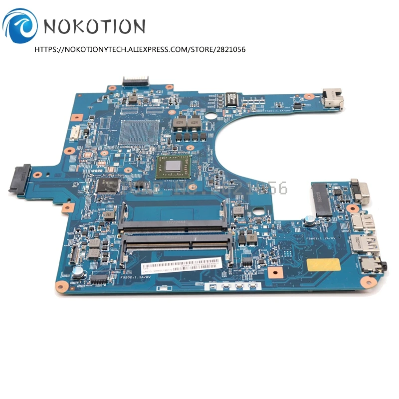Материнская плата NOKOTION NBM811100M для ноутбуков Acer aspire NE522 материнская с процессором