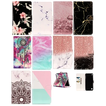 

For Amazon Kindle Fire 7 2015/2017 Case PU Leather Soft Back Skin Stand Cover Case For Fire 7 2015 5th 7th Generation 7" Case